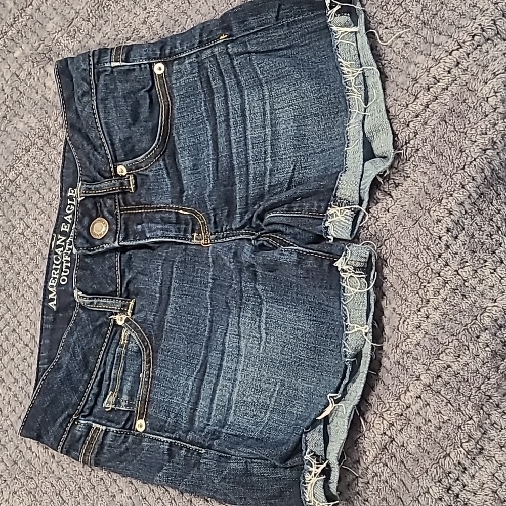 American Eagle cut off denim shorts,  size 4